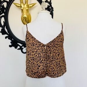 Wild Fable Tan Leopard Camisole Top
